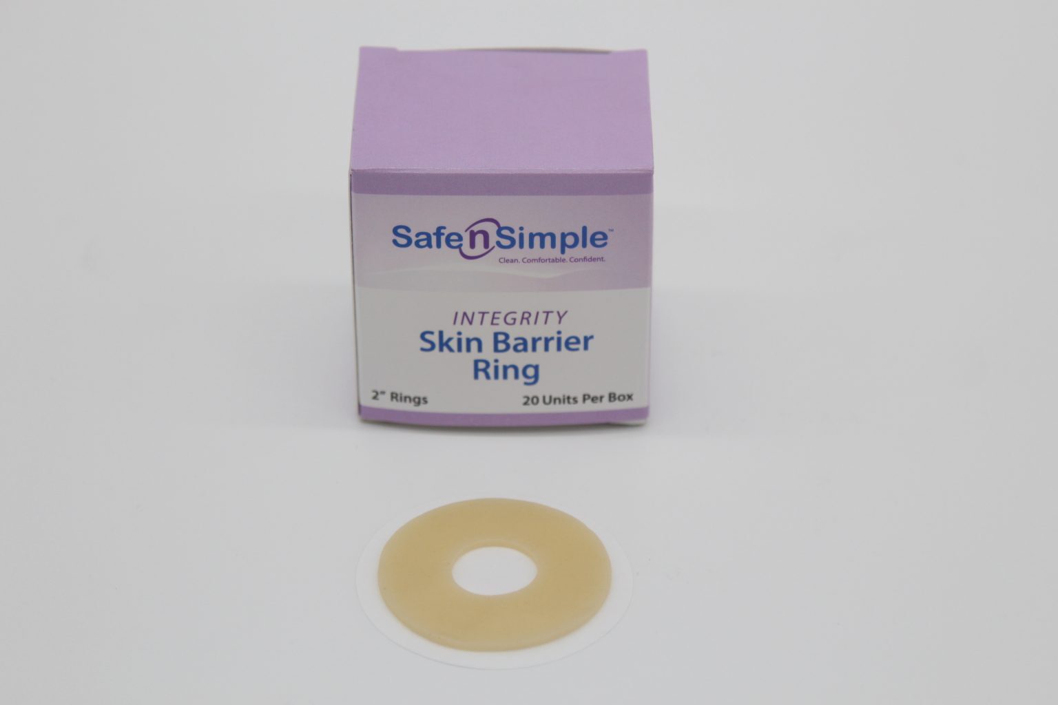 Safe n’ Simple Integrity Skin Barrier Rings, 2″- 20 Rings/Box – RRSNS68002