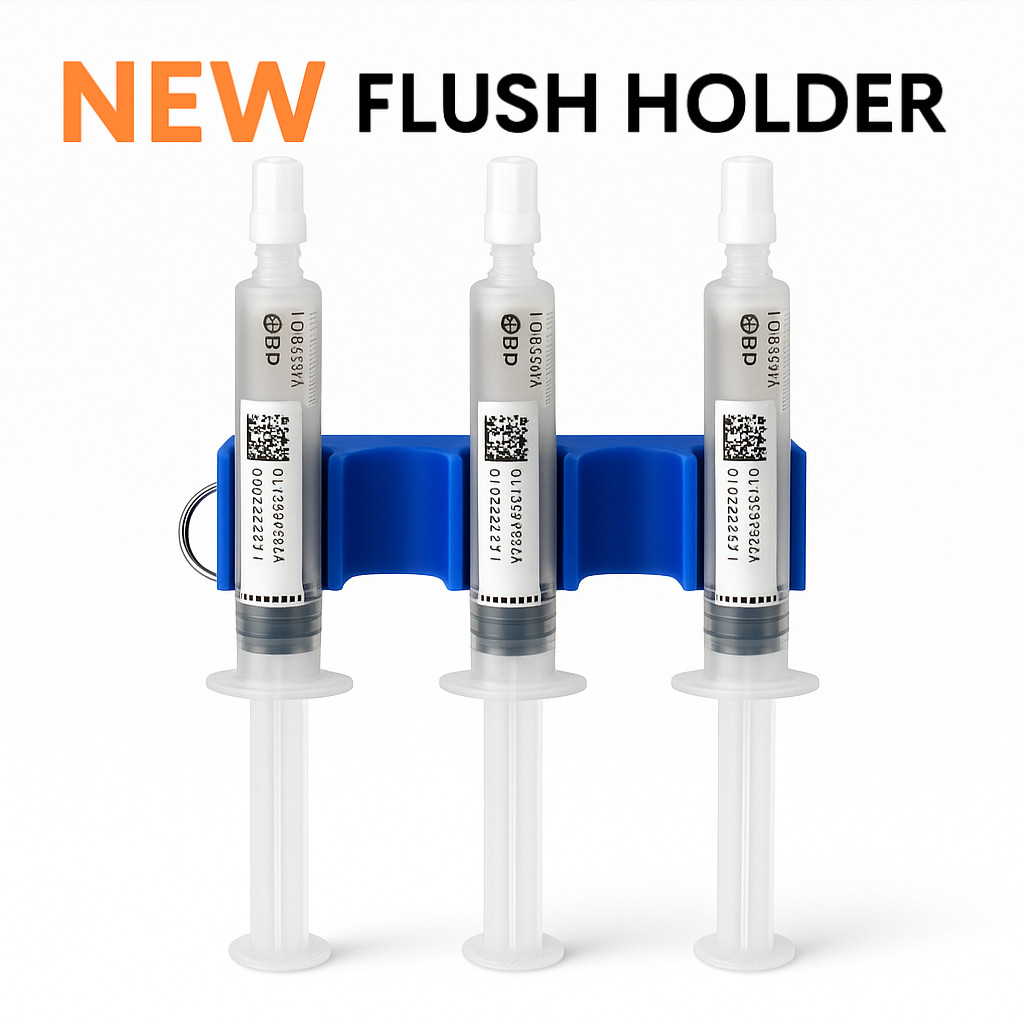 Saline Flush Holder Keychain for Nurses, Paramedics, EMTs, and More!