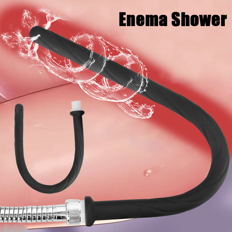 16″ in Shower Enema System-Vaginal Anal Cleaner Tube Wash Colon Douche Nozzle US