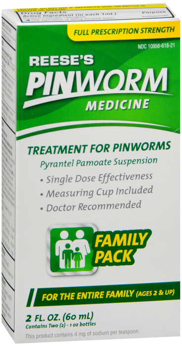 REESE’S PINWORM MEDICINE 144MG/ML SUS 60ML(2OZ) FAMILY SIZE