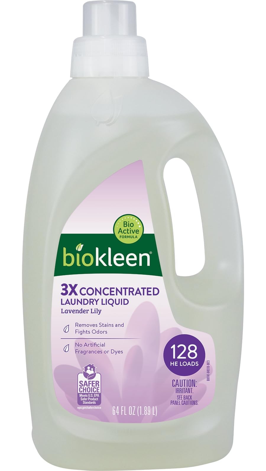 Laundry Detergent Liquid Concentrated Eco Friendly 64 Fl Oz Biokleen Natural