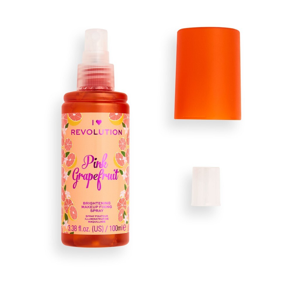 Revolution Pink Grapefruit Brightening Makeup Fixing Spray : 3.38 fl oz : 100 ml