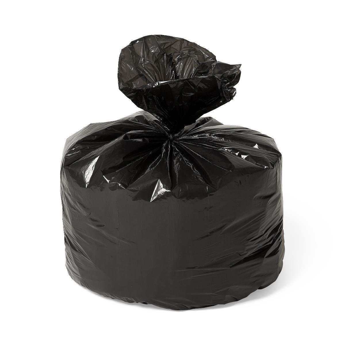 Low-Denstiy Post-Consumer Trash Liner, Black, 40’x 46, 1.8 Mil, Flat, 100/Case