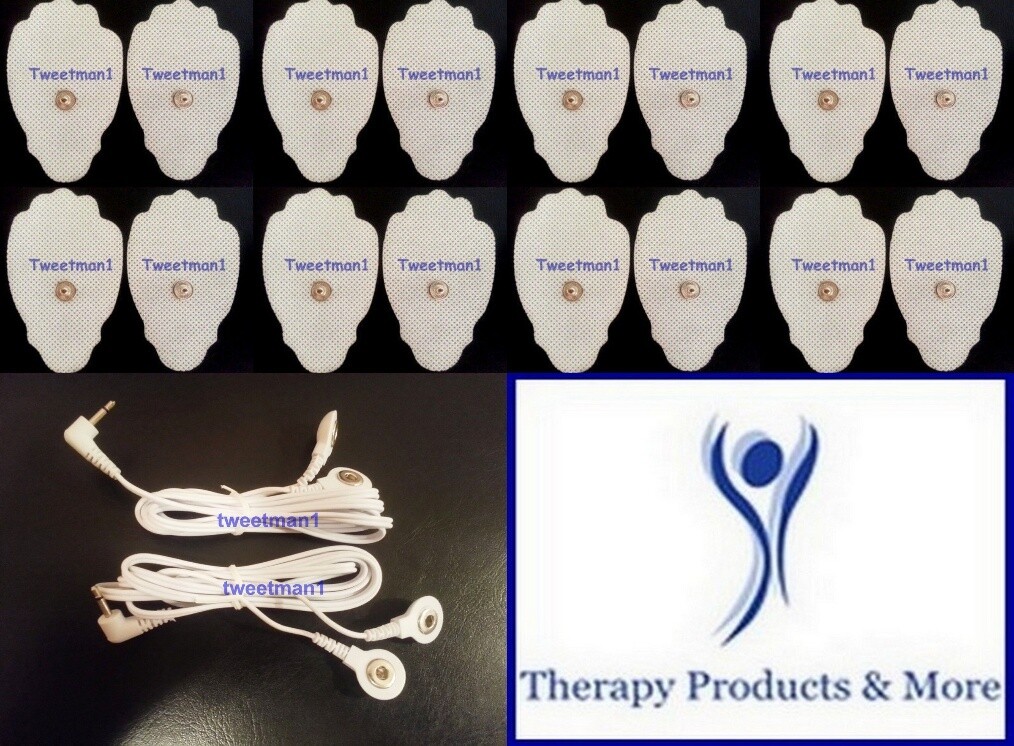 Electrode Lead Cable for ELIKING III, IV, V Massager-USE STANDARD PADS +16 Pads