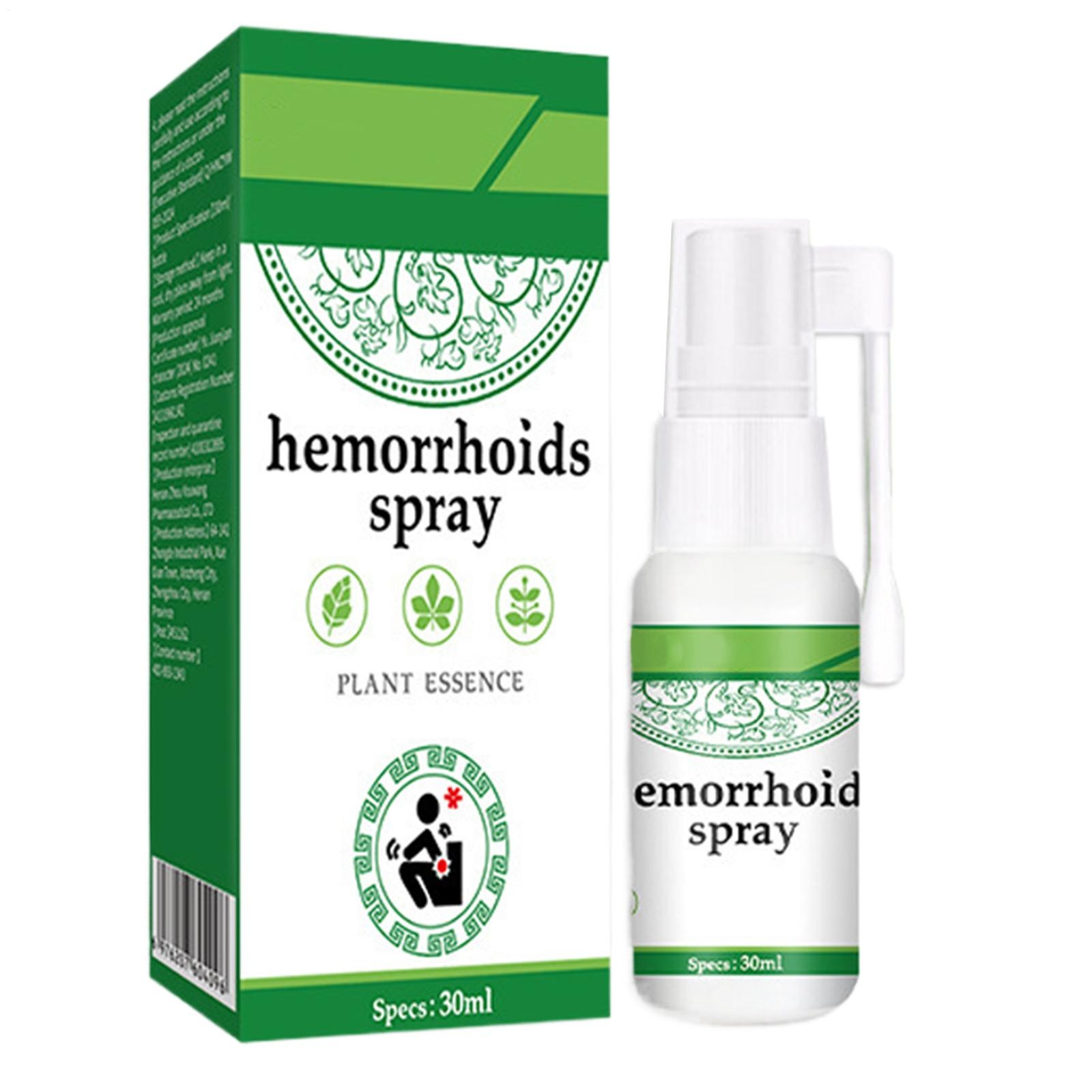Hemorrhoid Spray Relief Herbal Anal Care Itch Pain Treatment Soothing