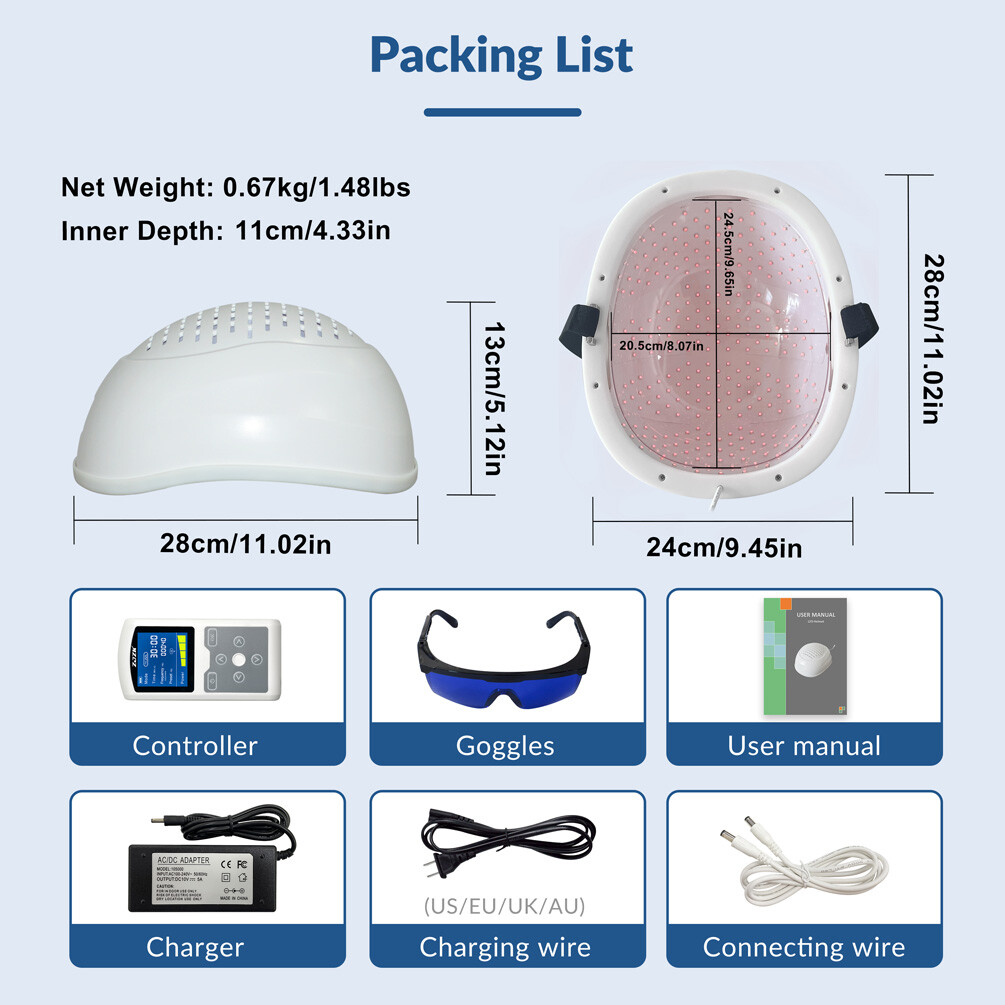 Photobiomodulation Brain Stimulation Helmet NIR Light Therapy for Stroke Autism