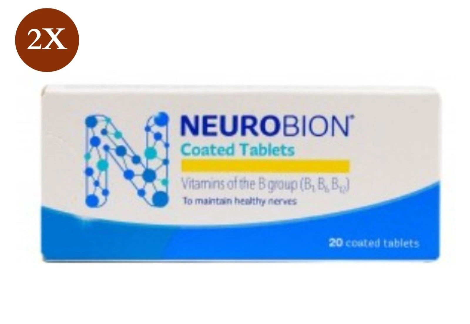 ⭐FAST SHIPPING⭐ 2X Neurobion – Vitamin B1, B6, B12/Nerve Relief, 20 Tablets