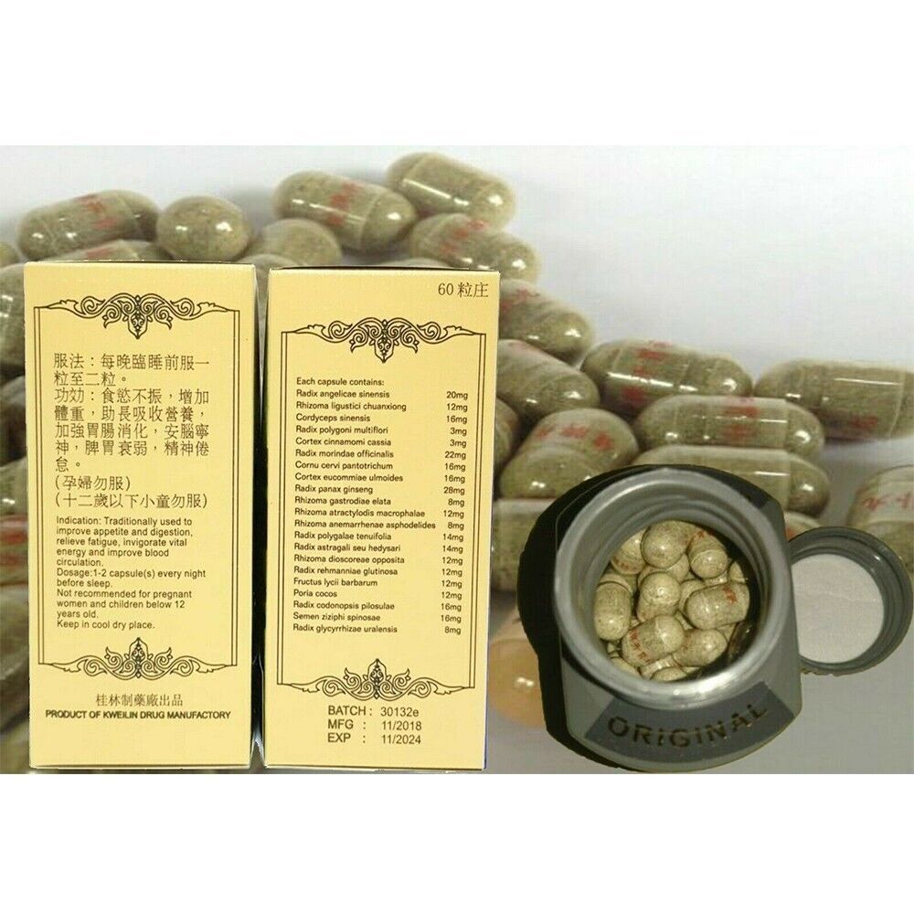 ❣️BestPrice❣️ @60 capsules ginseng pills body fat Herbs Natural 100% original