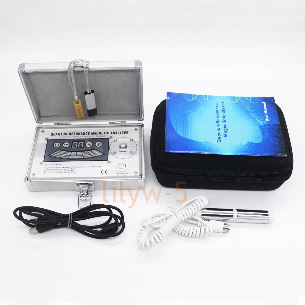 52 Reports Quantum Magnetic Resonance Body Analyzer English + Spanish Health Aid
