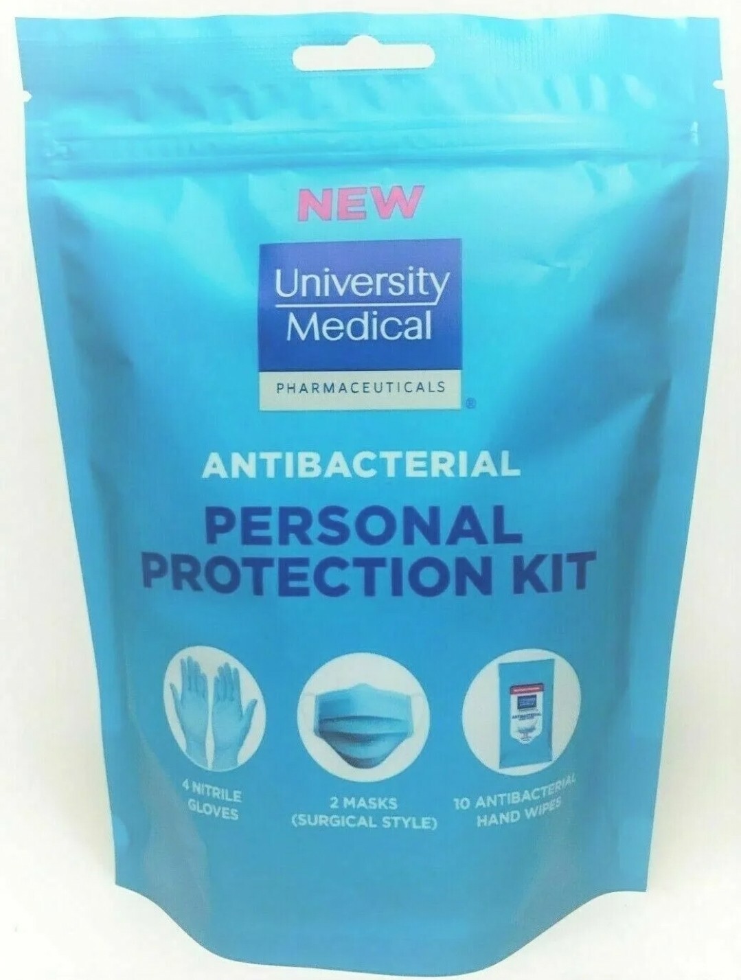 Personal Protection Kit Masks Gloves Antibacterial PPE Sealed