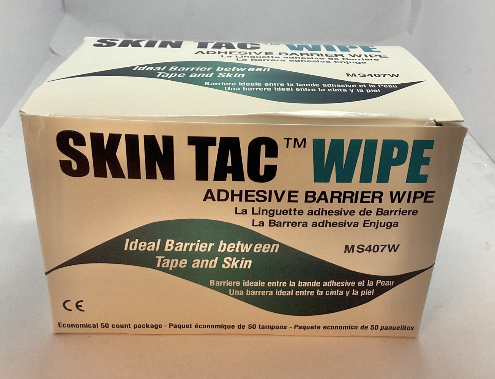 Torbot MS407W Skin Tac Wipe Adhesive Barrier Wipes ( OPEN BOX 47Total ).