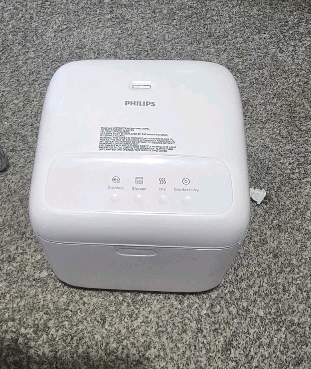 Philips UV Light Sanitizer Box UV-C Disinfect Baby CPAP Phone Tablet Keys Etc
