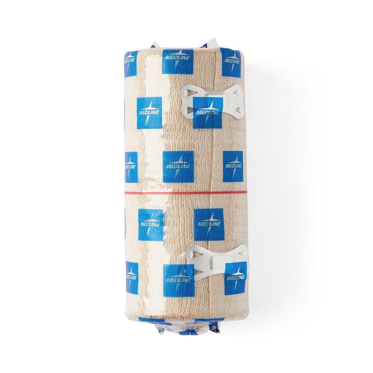 Soft-Wrap Elastic Bandage with Clips, 4″ x 5 yd., Each