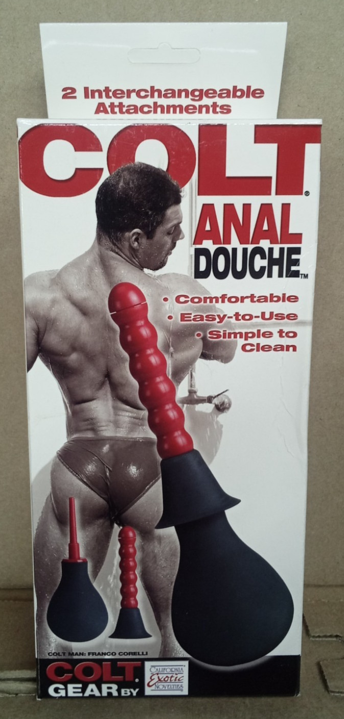 Colt Anal Douche Enema Personal Cleansing System with 2 Attachments (V59-23)