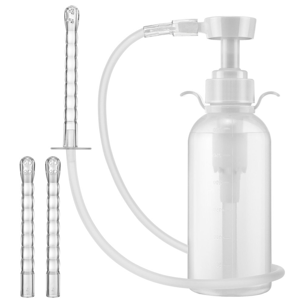 Women Enema Anal Vaginal irrigator Enemator Douche Cleaner Bottle Pump 300ML