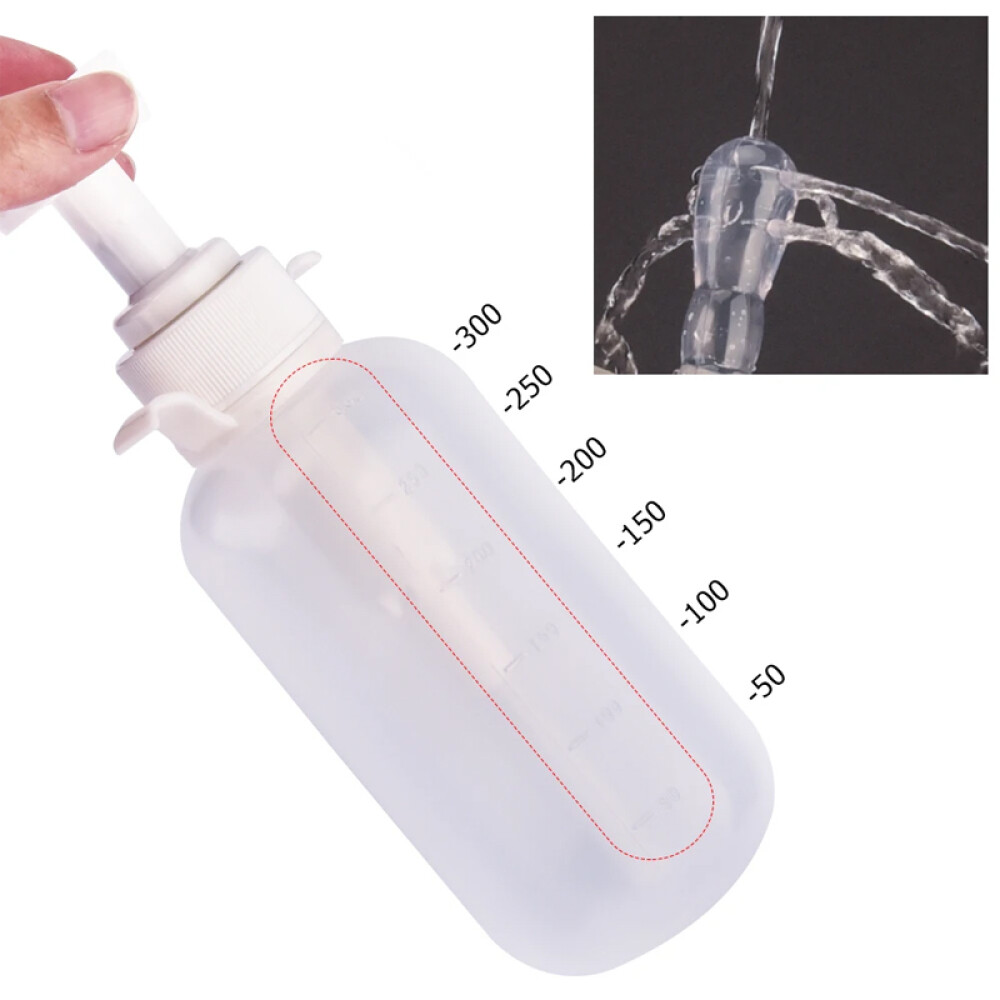 Reusable Vaginal Douche Washing Device Irrigating Enema Anal Cleaning Bottle New