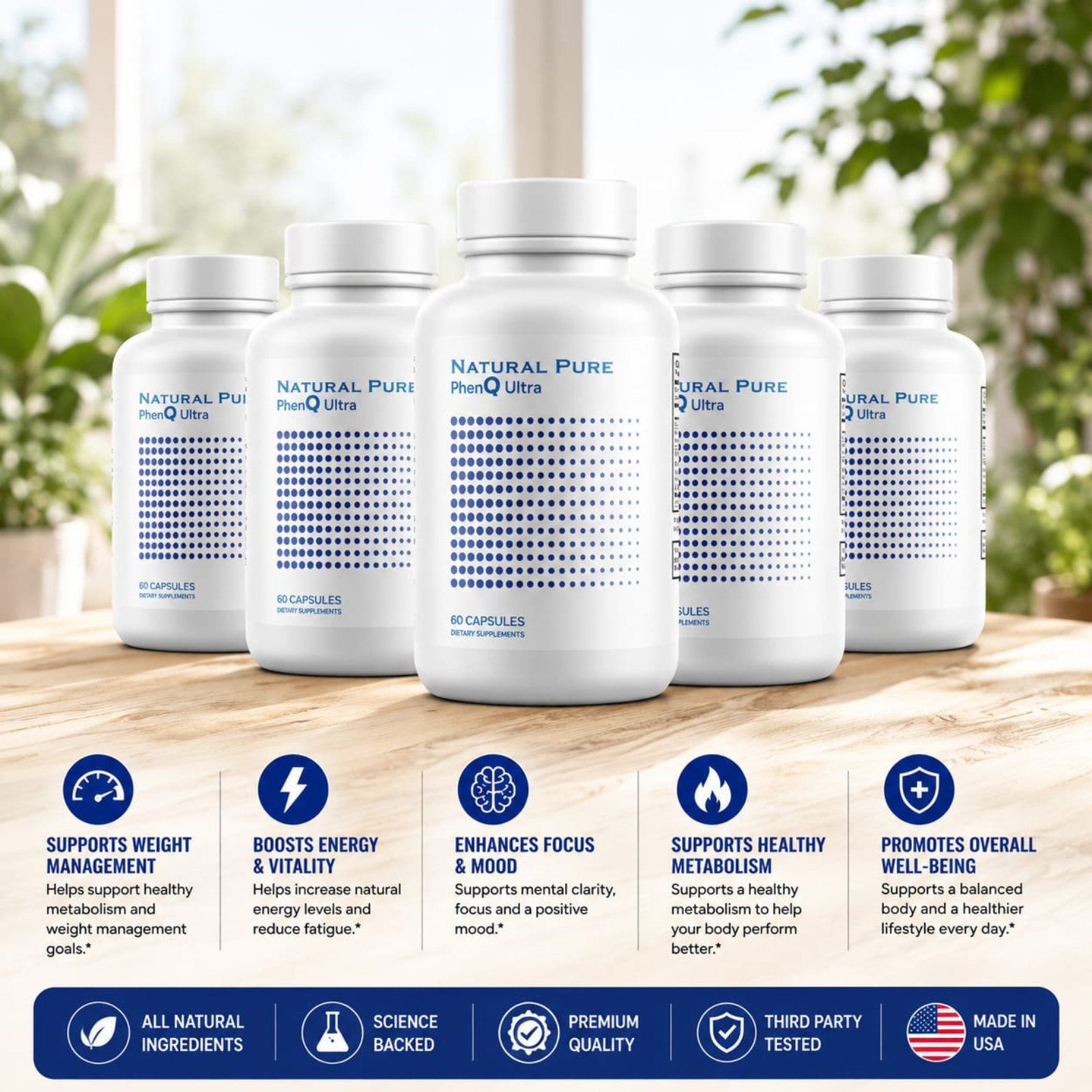 PhenQ Ultra Diet Pills Fat Burner Weight Loss Formula ( Pack 5 )