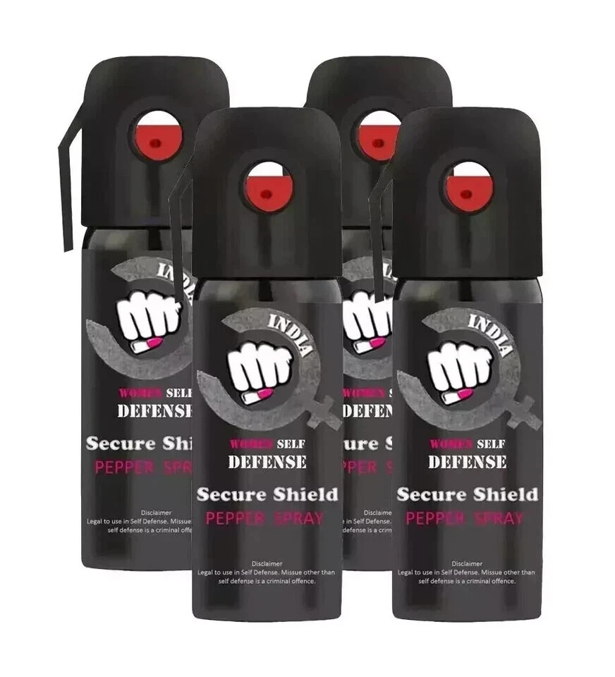 BE Safe Forever Ultra Max Woman Safety Spray | Free Shipping | 55 ML(Pack of 4)