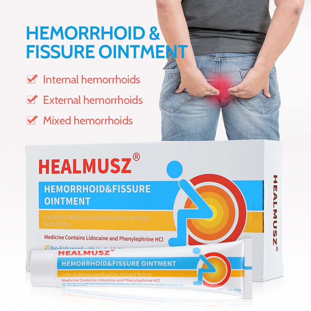 1~10X Hemorrhoids Remove Ointment Herbal Cream Relief Piles Pain Reduce Itching