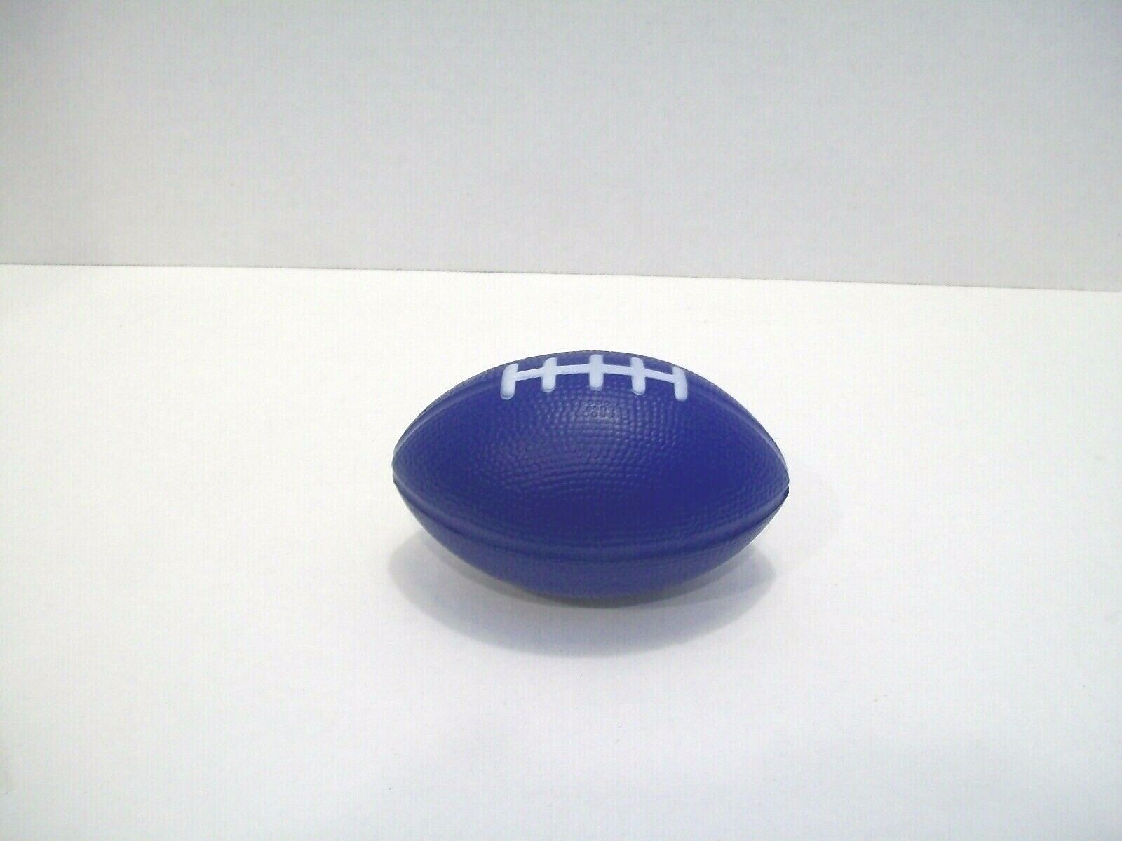 Dark Blue Football Shaped Stress Ball Athlete Coach Novelty W@W!