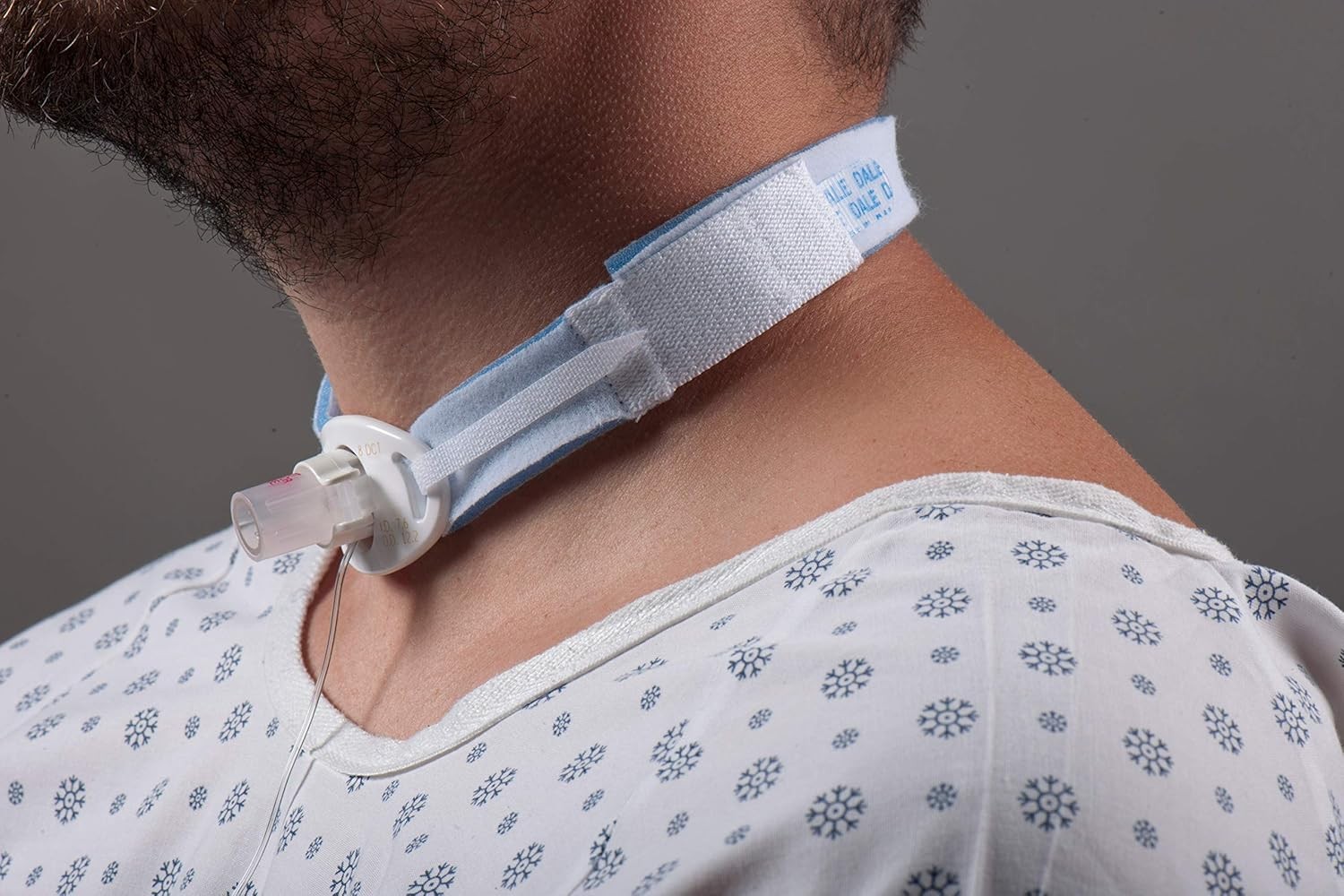 Tracheostomy Tube Holder Dale Medical 1″ Wide Neckband Fits 19.5″ Neck