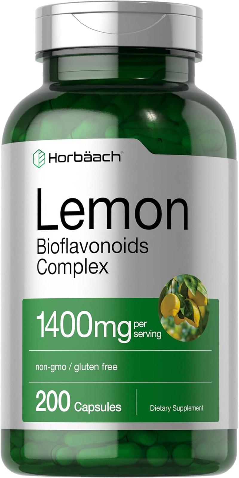 Bioflavonoides de limón 1400 mg 200 cápsulas con rutina y hesperidina