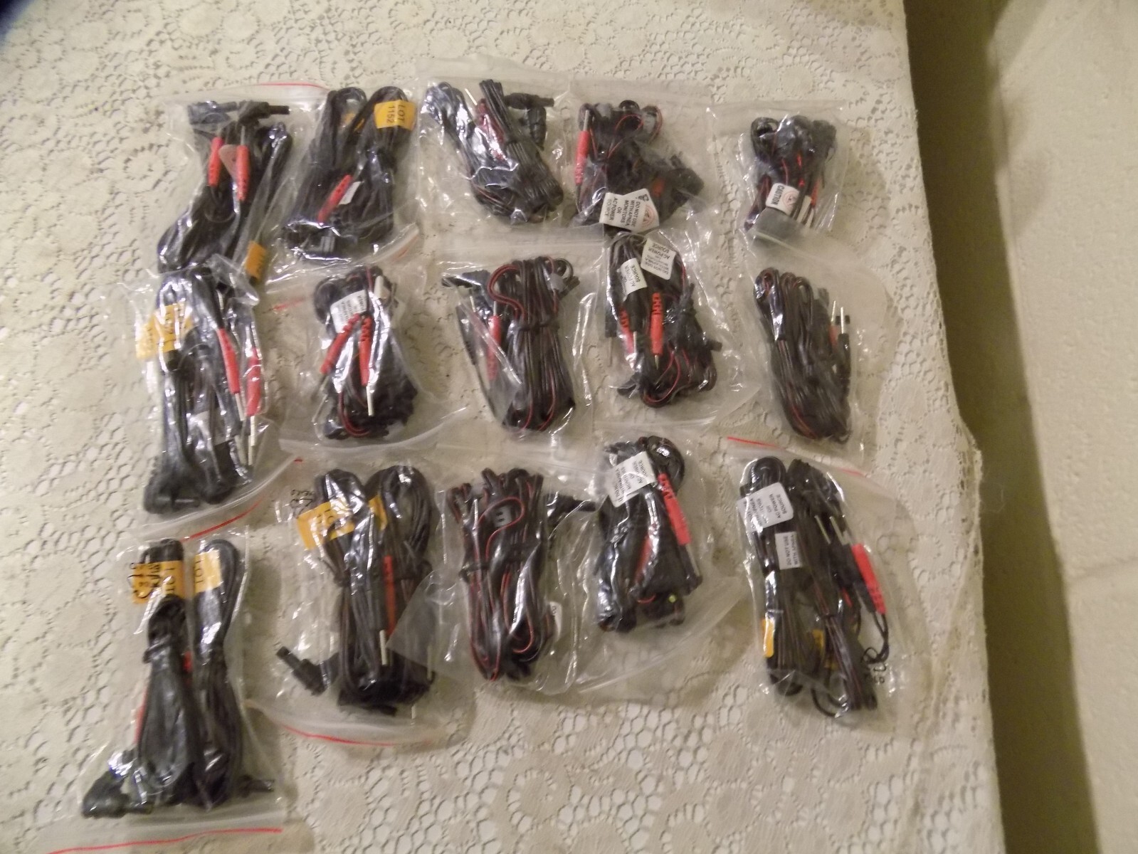 Electrode Replacement TENS Unit Lead Wires with Pin Connectors Huge Lot New 30ct