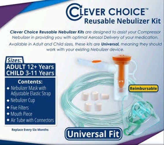 Clever Choice Mask & Mouth Piece (Child 3-11 Years) Reusable