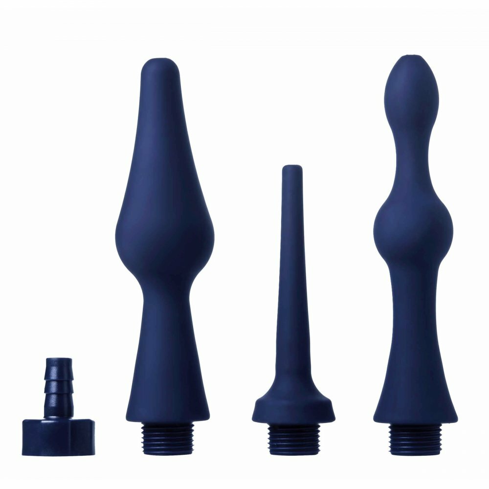 CleanStream Universal 3 Piece Silicone Enema Attachment Set