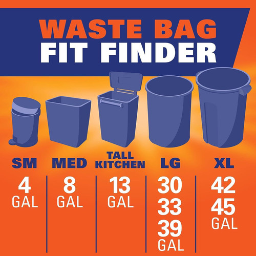 Hefty Ultra Strong 13 Gallon Trash Bags, Tall Kitchen 80 Count (Pack of 1)