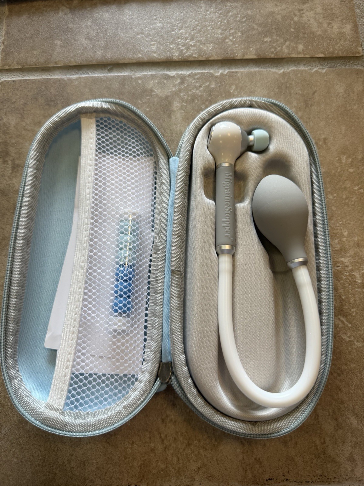 Migracorr Migraine Stopper Portable Device Complete in Case Extra Tips