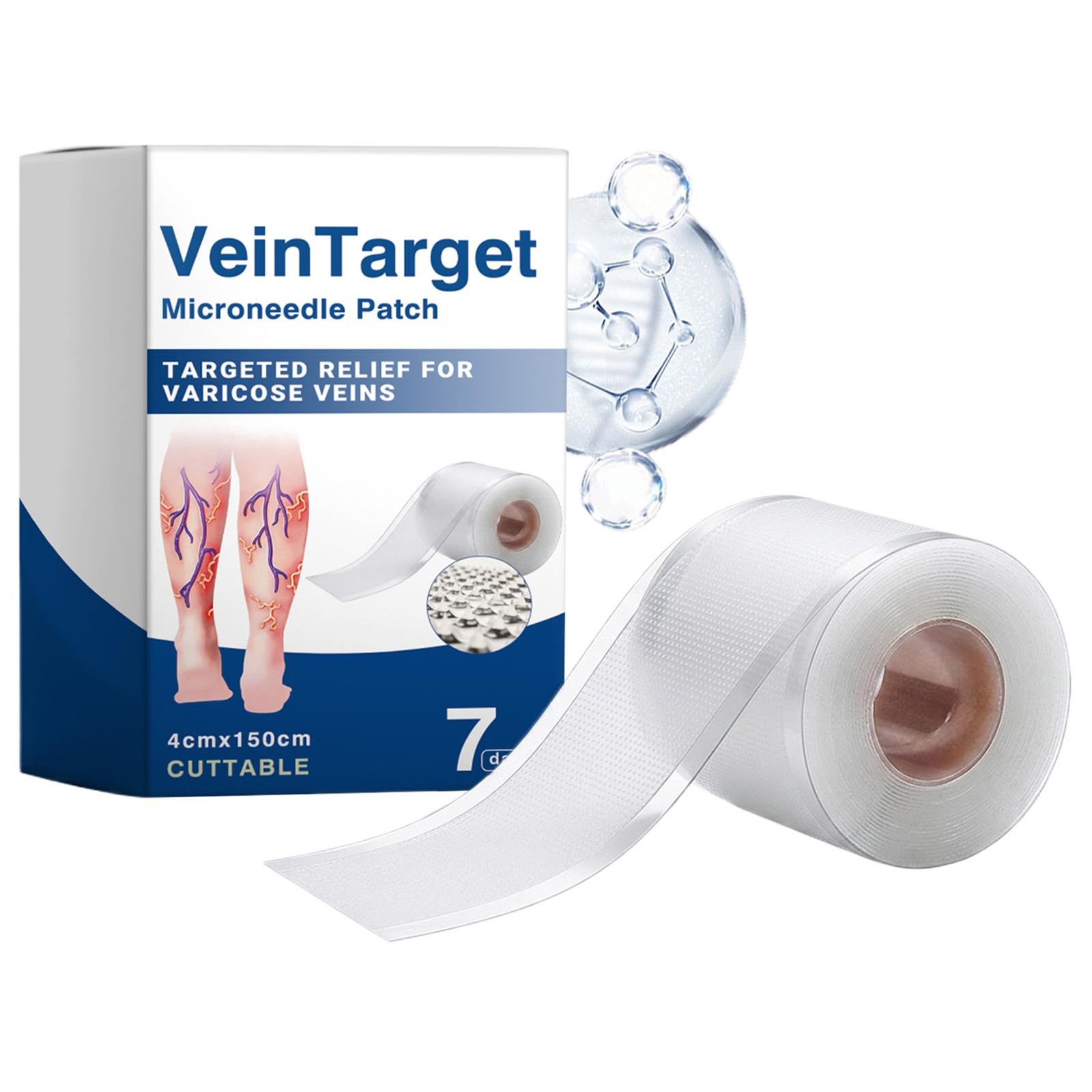 1 box Legs Relieve Varicose Veins Microneedle- Patch es Vein Ease Care Patch