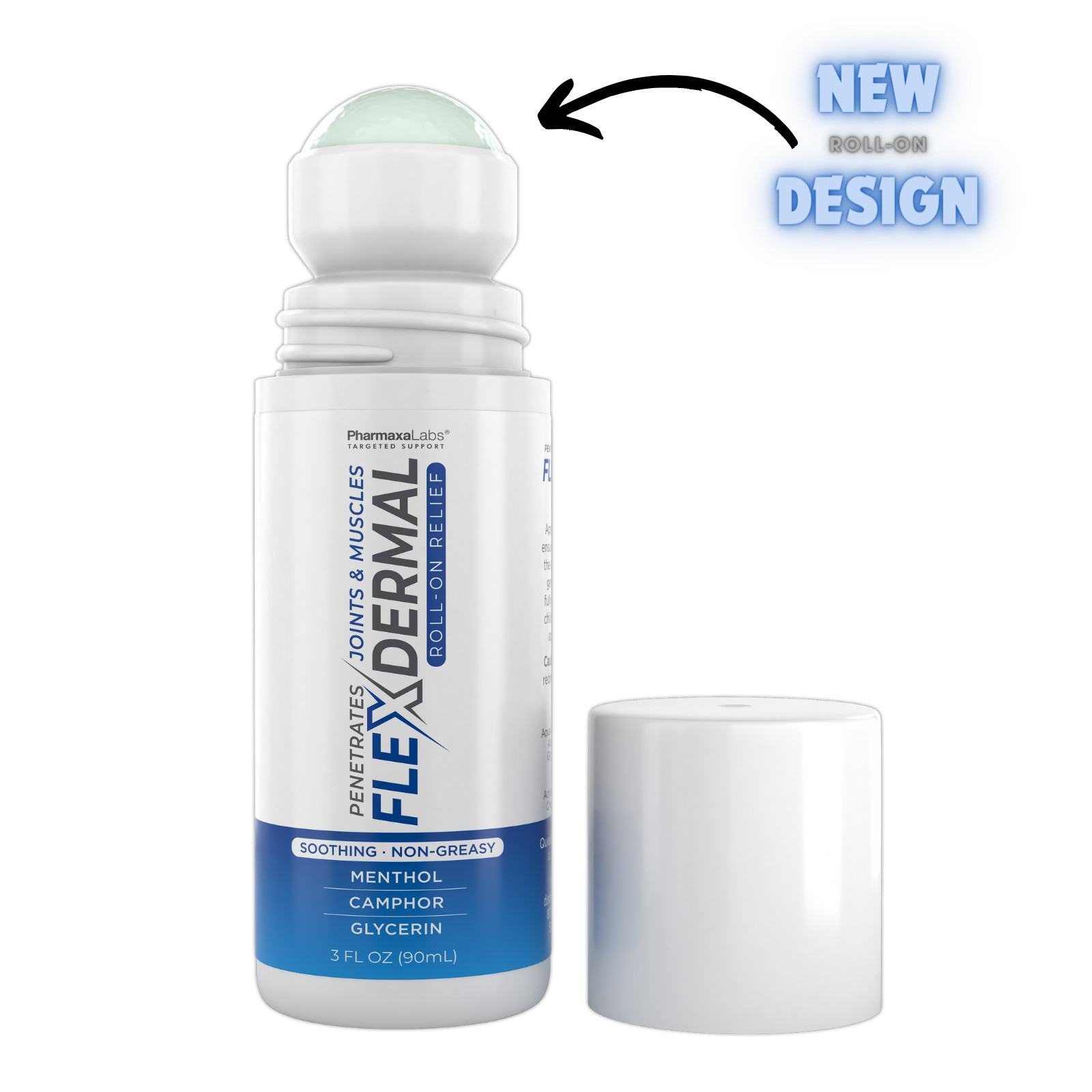 Flexdermal Roll-On: Joint & Muscle Relief | Natural & Fast-Acting | 3 fl oz