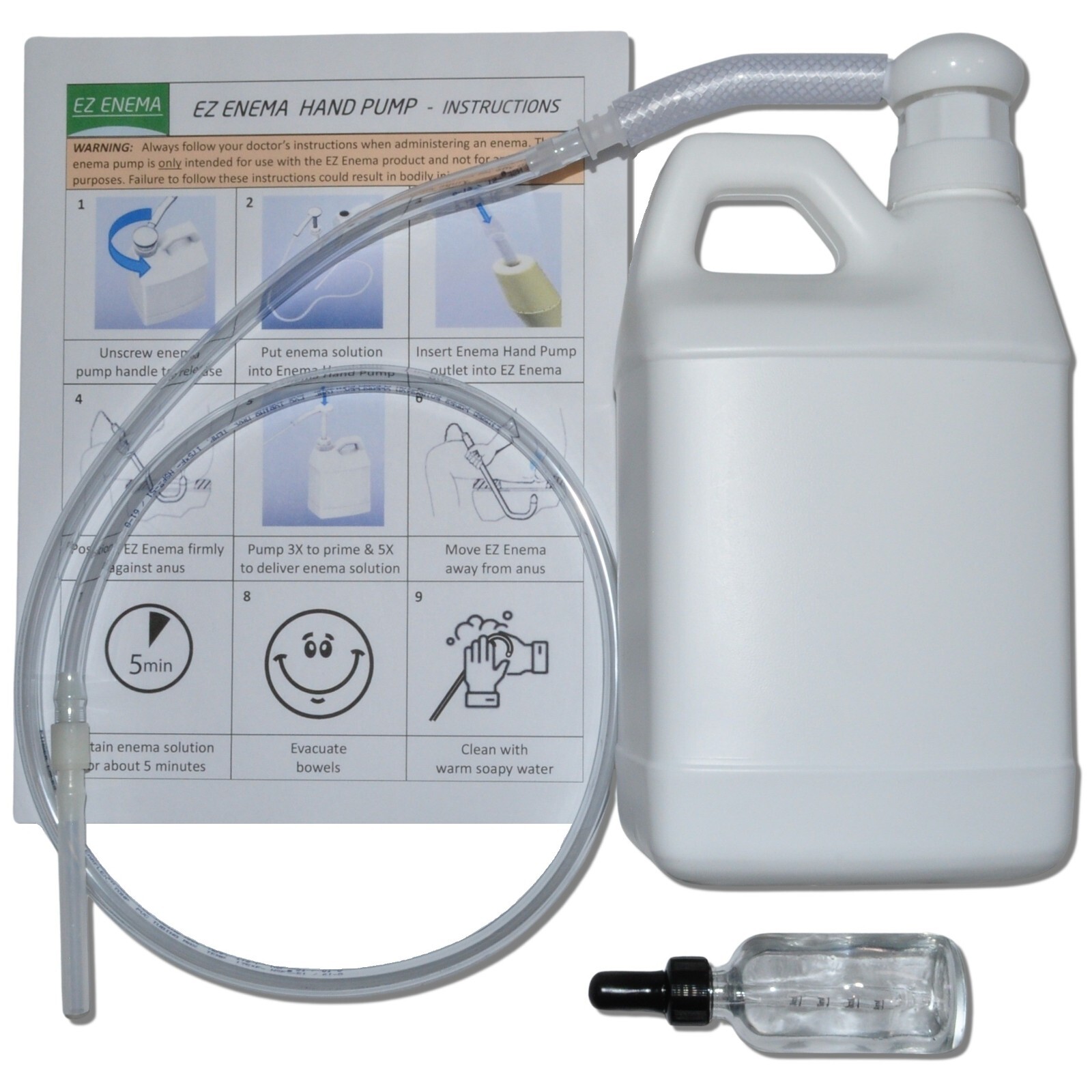 EZ Enema Hand Pump – specifically designed enhancement to the EZ Enema Kits