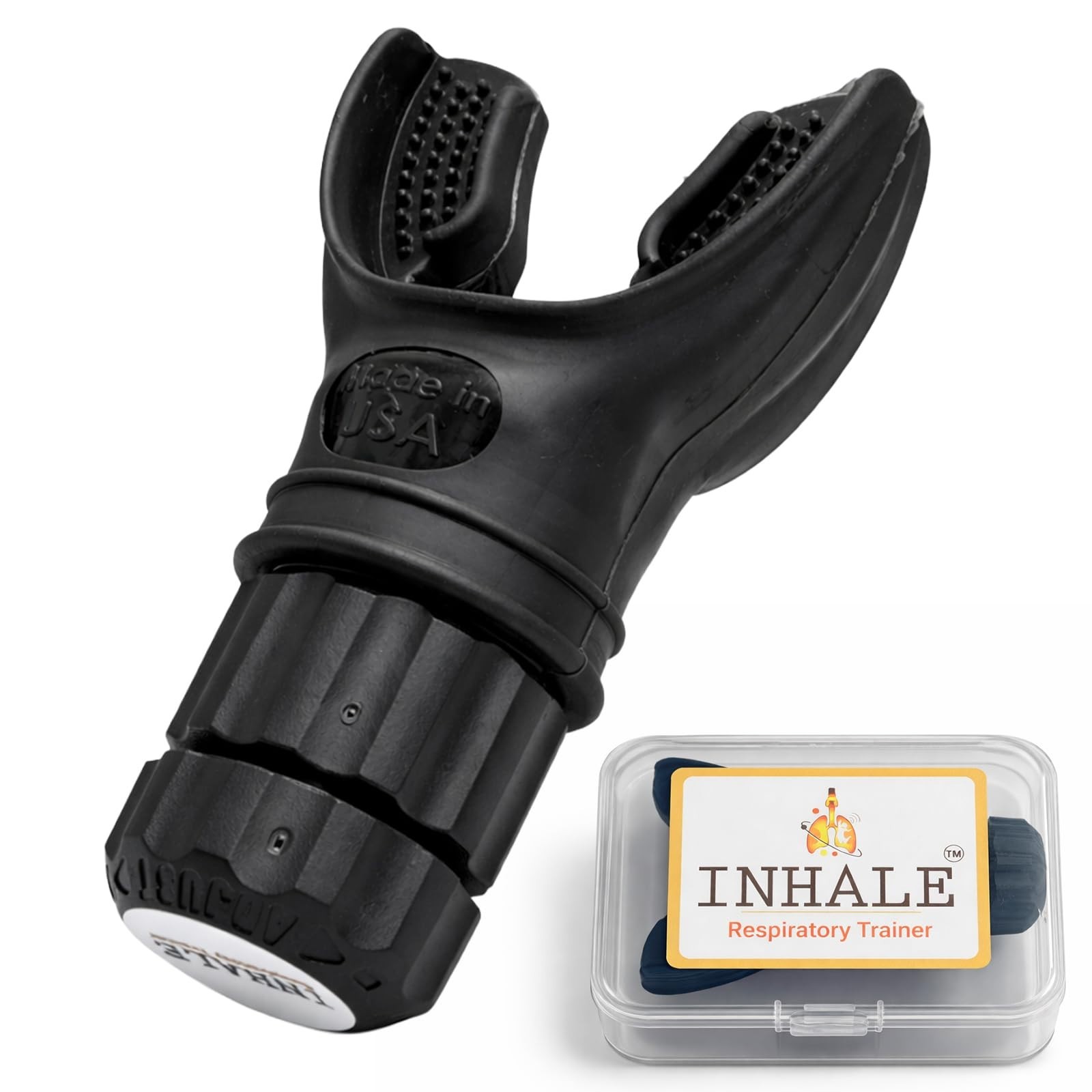 Breathing Exercise Device for Lungs | Adjustable Resistance Lung Trainer | Medic