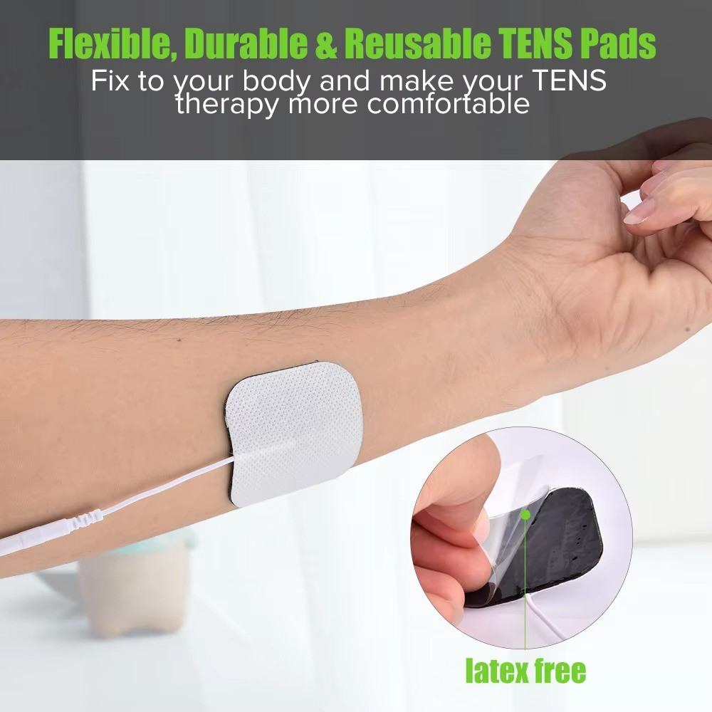 100P/50P 4x4cm Muscle Stimulator Electrode Pads Non-woven Fabric Self Adhesive R