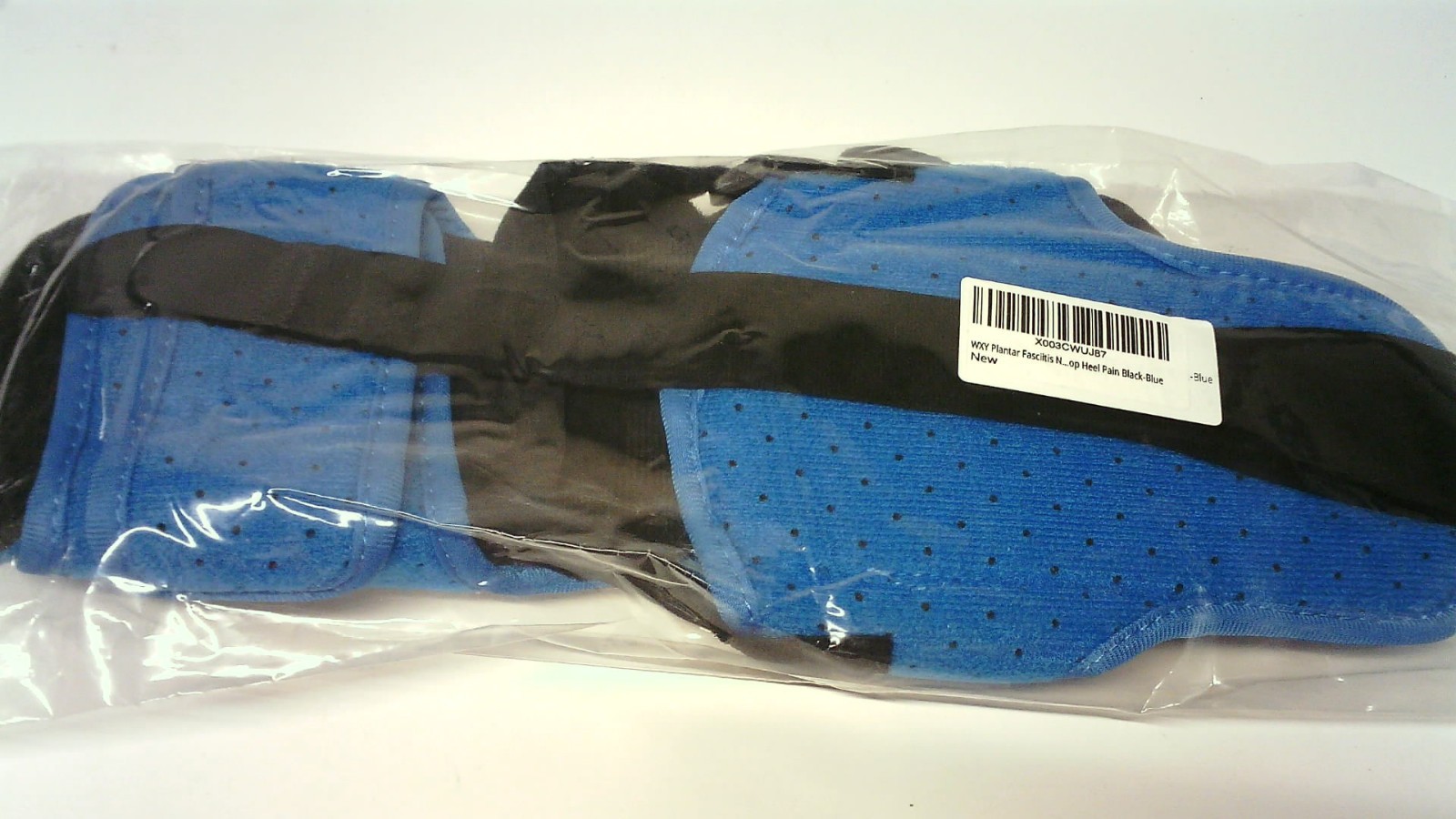 NEW ~ Plantar Fasciitis Night Splint Foot Brace w/Support ~ Blue