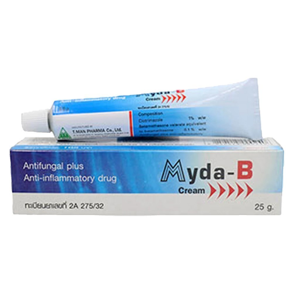 1-6x Myda‑B 25 g Cream Anti‑Inflammatory & Antifungal Treatment, Sealed Thailand