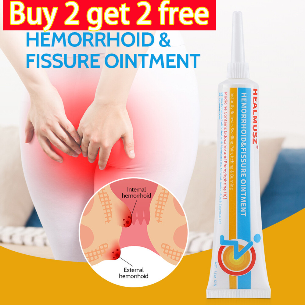 HEALMUSZ Hemorrhoid Ointment for Relief of Pain, Swelling, Discomfort, Itching