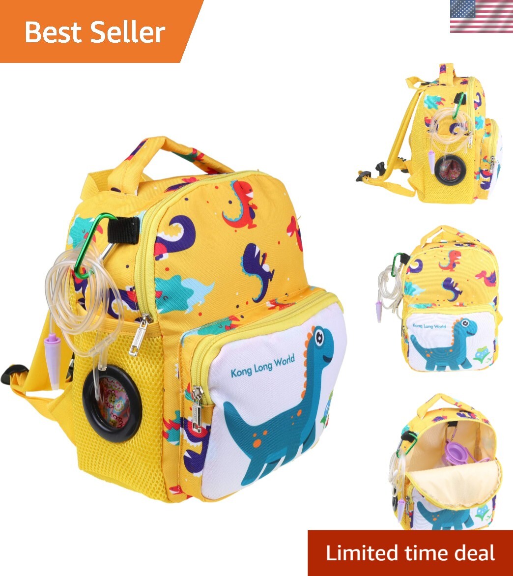Adjustable Enteral Feeding Backpack for Active Children – Compact 500ml Design