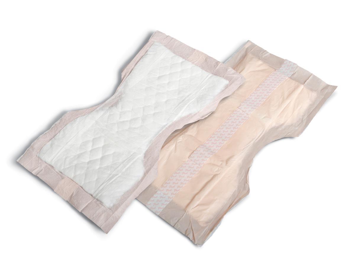 Super-Absorbent Contoured Postpartum Pads, 7″ x 14″, Case of 240