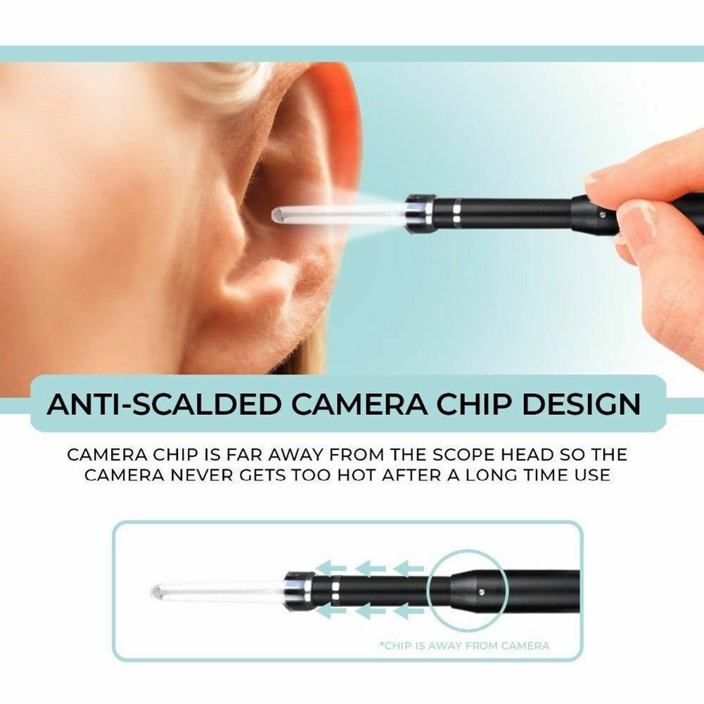 Health Care Ear Cleaning Endoscope USB Visual Earpick HD Camera Spoon Otoscope