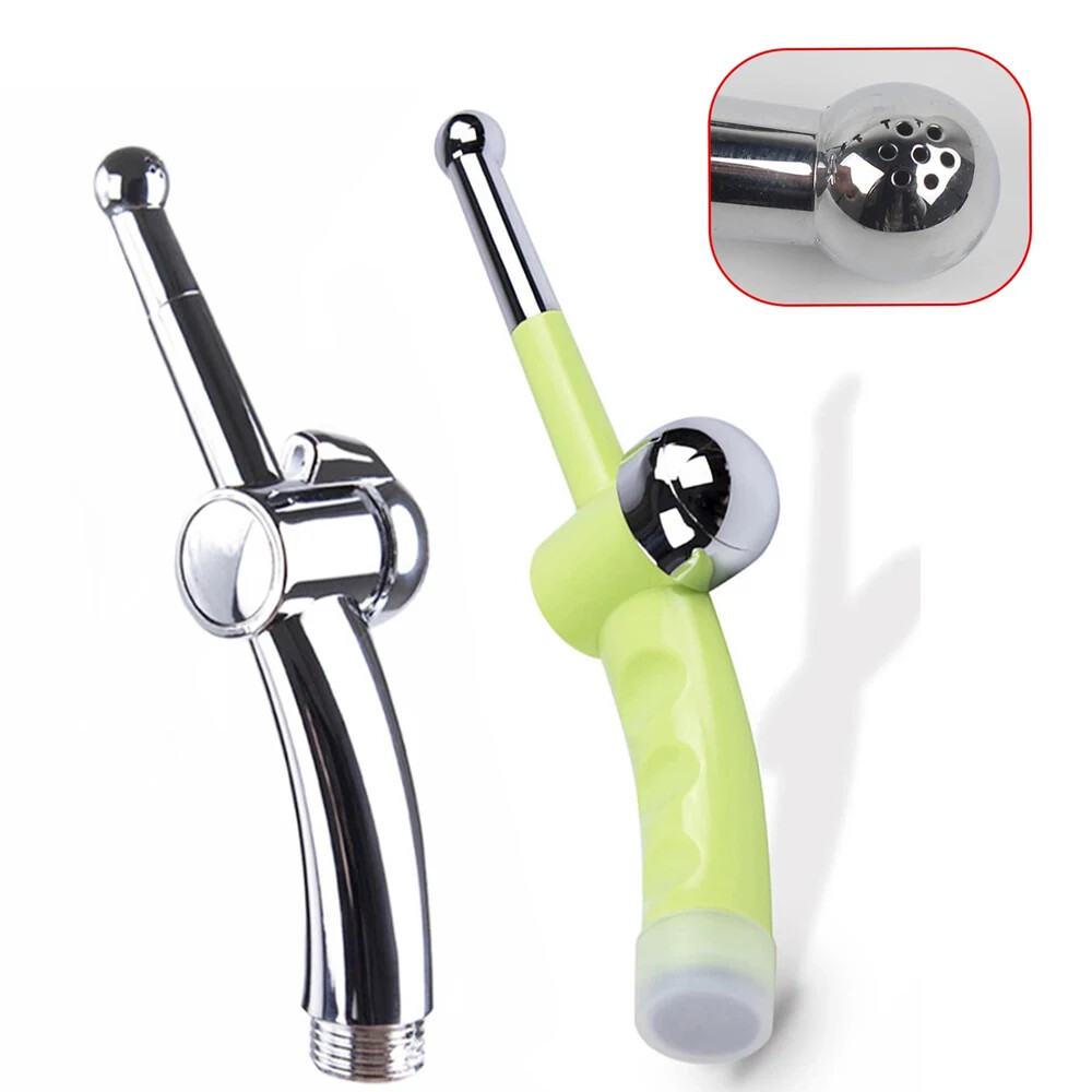 Shower Enema Douche Attachment Anal Vaginal Cleaning Nozzle WITH FLOW REGULATOR