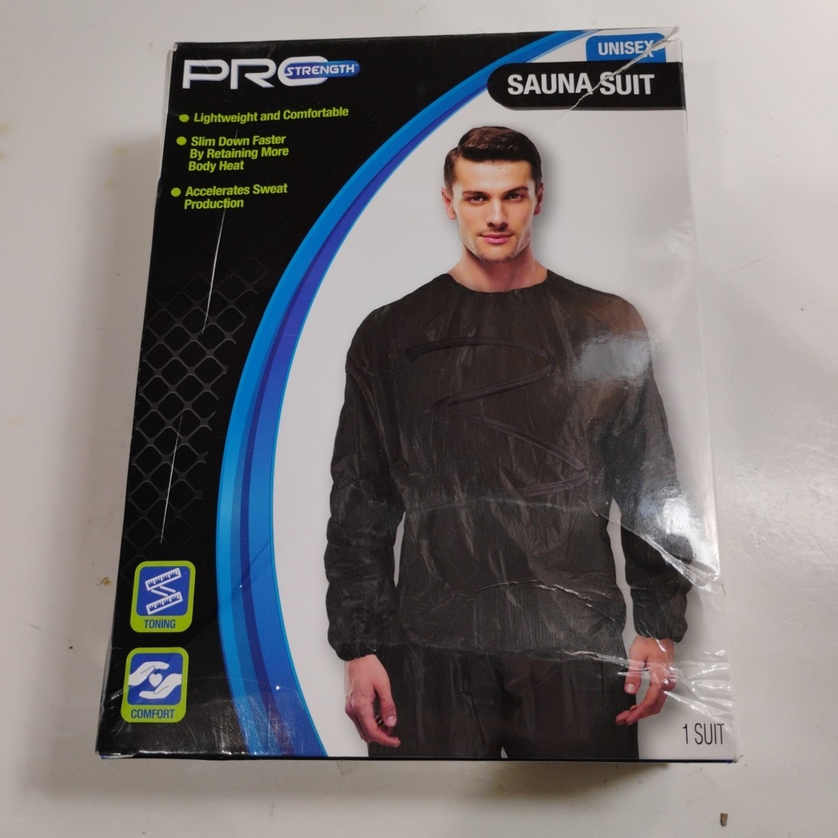 Sauna Suit L /XL PRO Strength Lightweight Sweat Suit Weight Loss Workout/Unisex