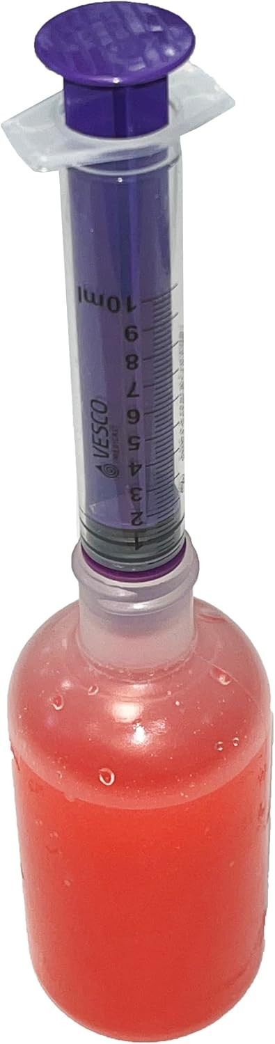 Vesco Medical ENFit Standard Tip Syringe 5mL Disposable Latex-Free Pack of 100
