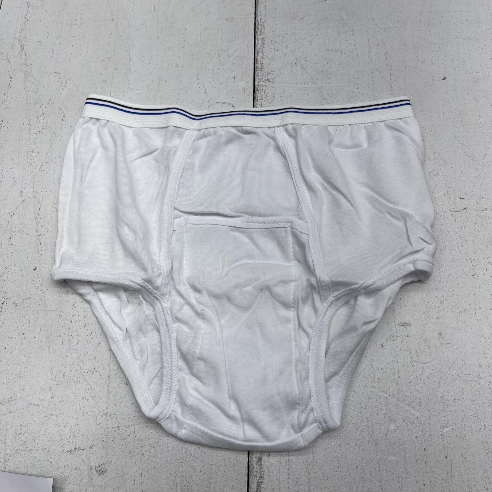 Inspire Protective Incontinence Brief Mens Large White Washable Reusable Pocket