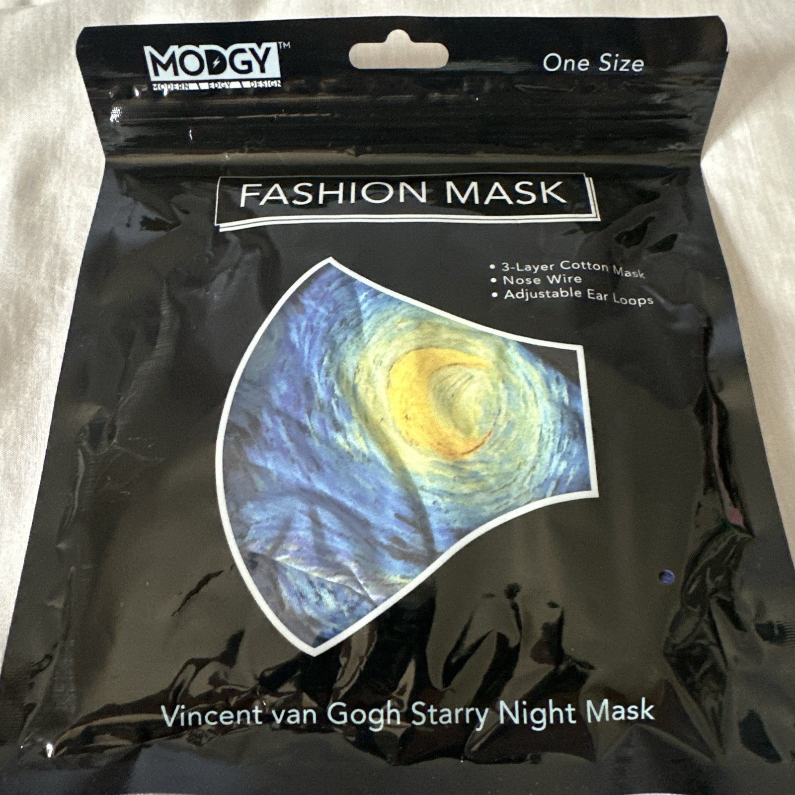 Van Gogh Starry Night Museum Exhibition Face Mask – New in Packaging. Stay safe!