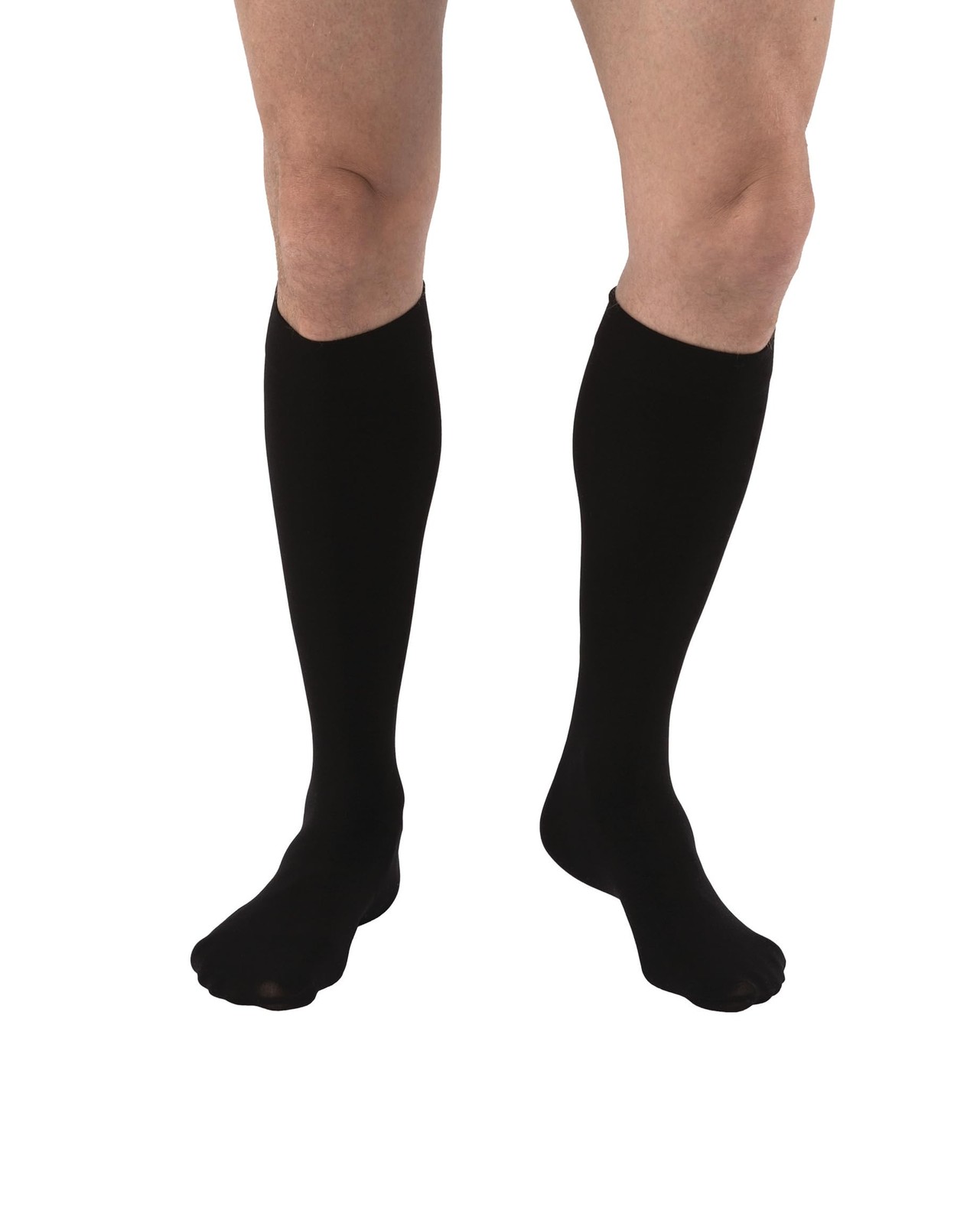 Compression Socks 15-20 mmHg Knee High Black Extra Large JOBST Relief