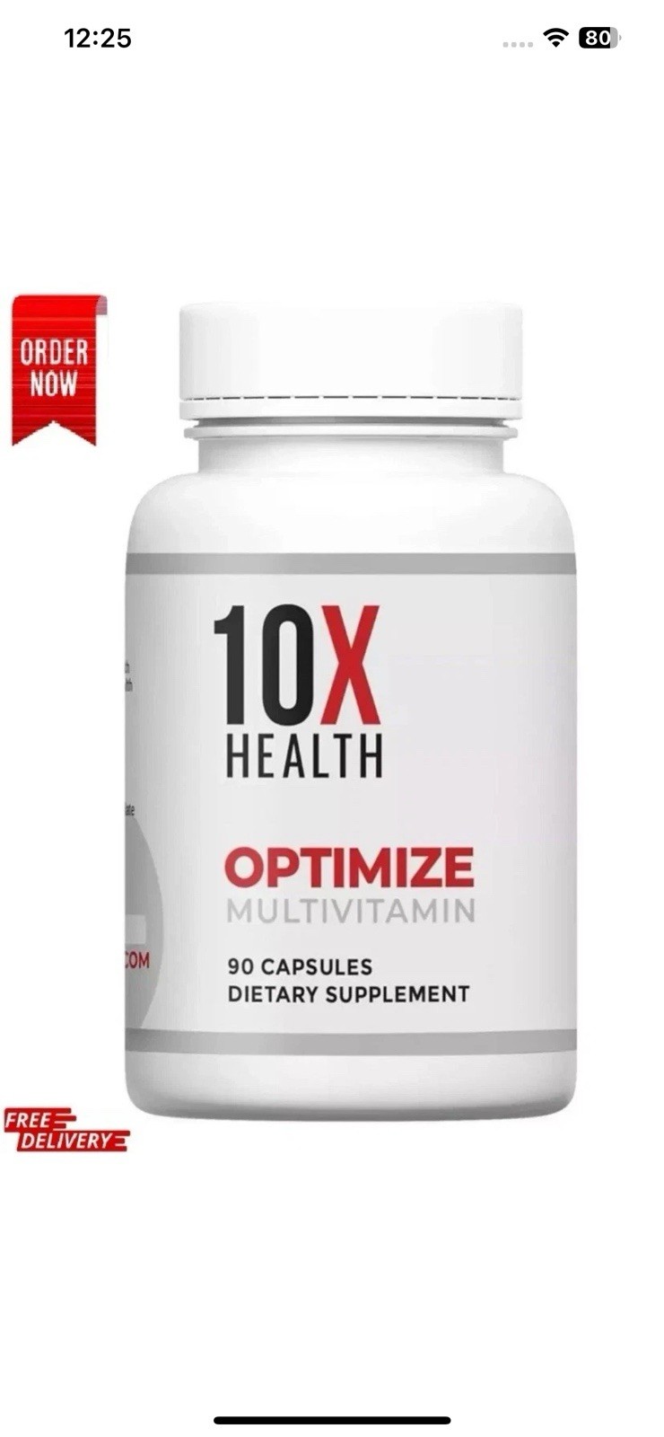 10X Health Optimize Methylated Multivitamin 90 Capsules | Authentic | Free Shipp