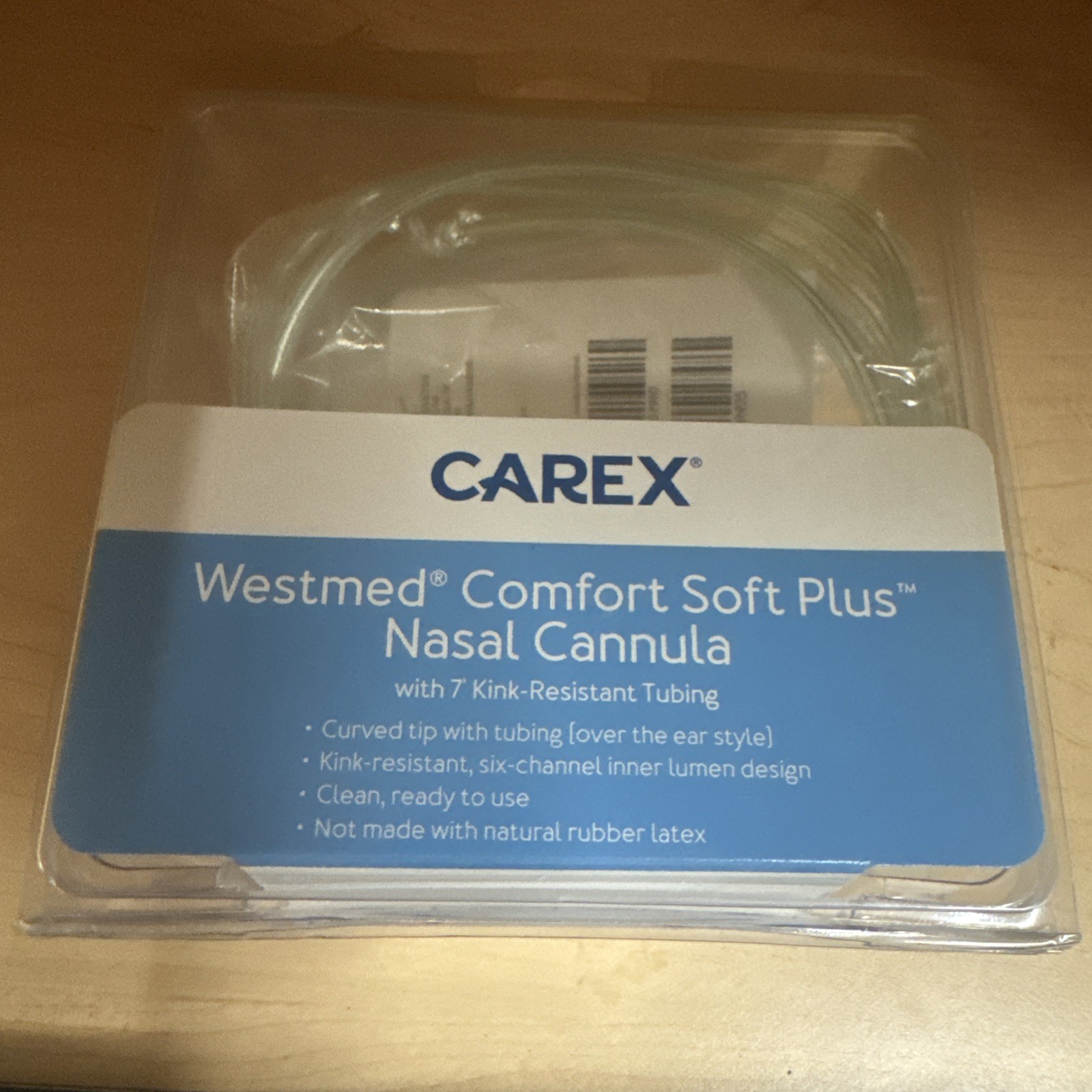 Carex Westmed Comfort Soft Plus Basal Canula W/7’ Kink Resistant Tubing.